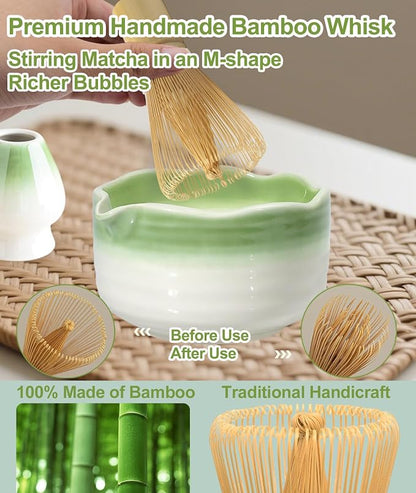 JBER Matcha Set, Whisk 100 Prongs, Sifter - Image 4