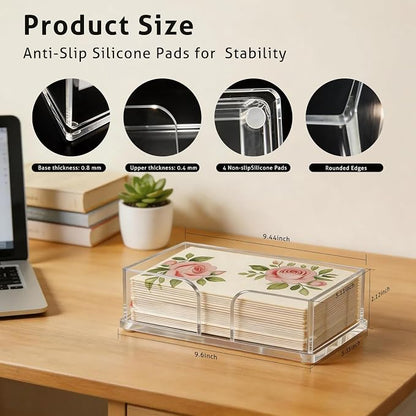guest towel holder, 4mm Thick, Acrylic napkin holder - Image 3