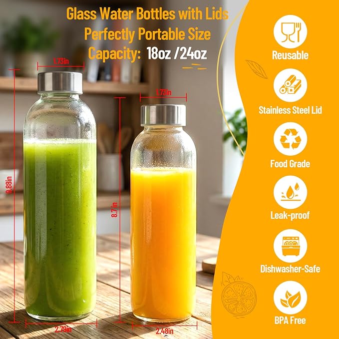 Luxfuel Clear Glass Bottles - Image 4