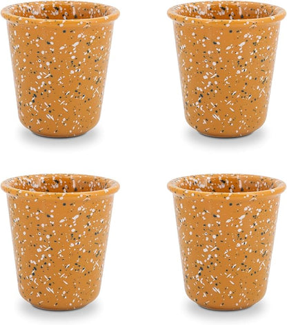 4-Piece 10oz Handleless Coffee Cups, by Krokori