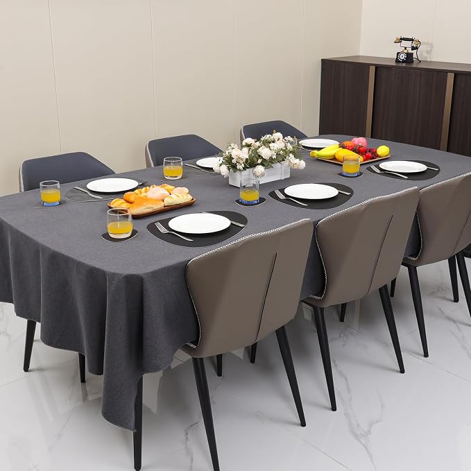 Faux Leather Placemats Set of 4, Dual Sided - Image 6