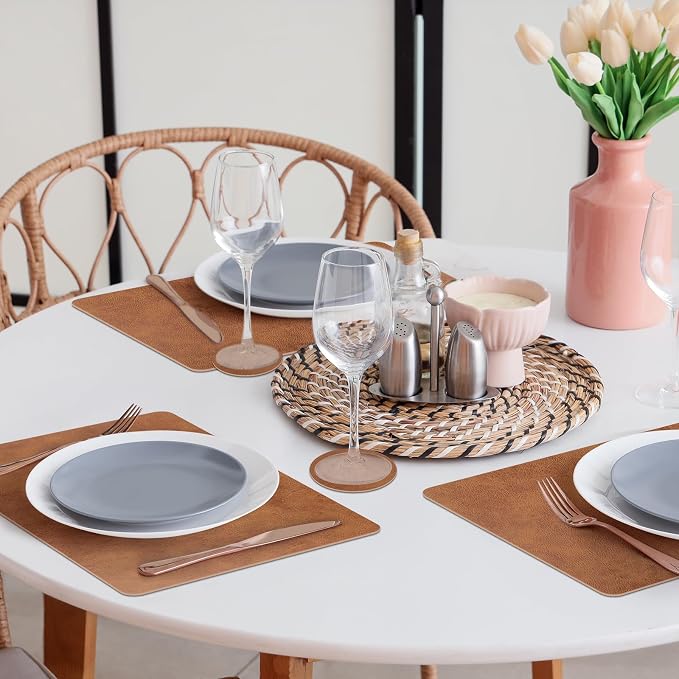 comfoyar Faux Leather Placemats - Image 4