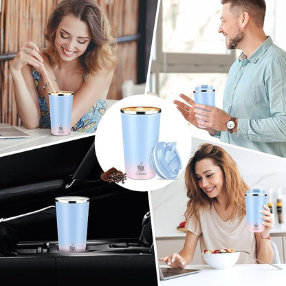 17oz Insulated Travel Coffee Mug - Image 7