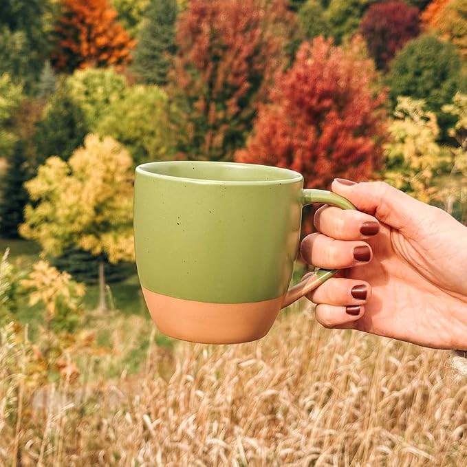 Mora Ceramic Artisan Matte Large Latte Mug Set of 4, 16oz - Image 5