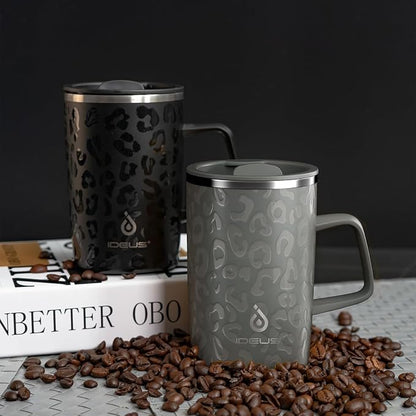 Ideus 16 oz Insulated Stainless Steel Coffee Mug - Image 9
