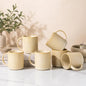 theterra Ceramic Coffee Mugs Set of 6, 14.2 oz Coffee Cups by TheTerra
