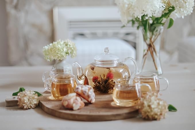 Teabloom Heatproof Glass Teapot Set - Image 2