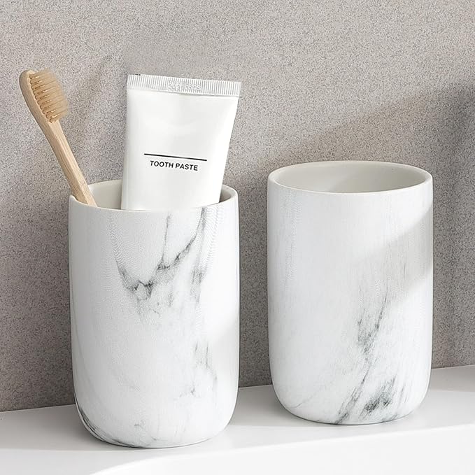 Marble Toothbrush Holders by BSDISP
