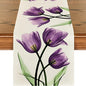 Floral Table Runner Mode Flowers Spring Summer Table Runner Seasonal Table by Juynyyn