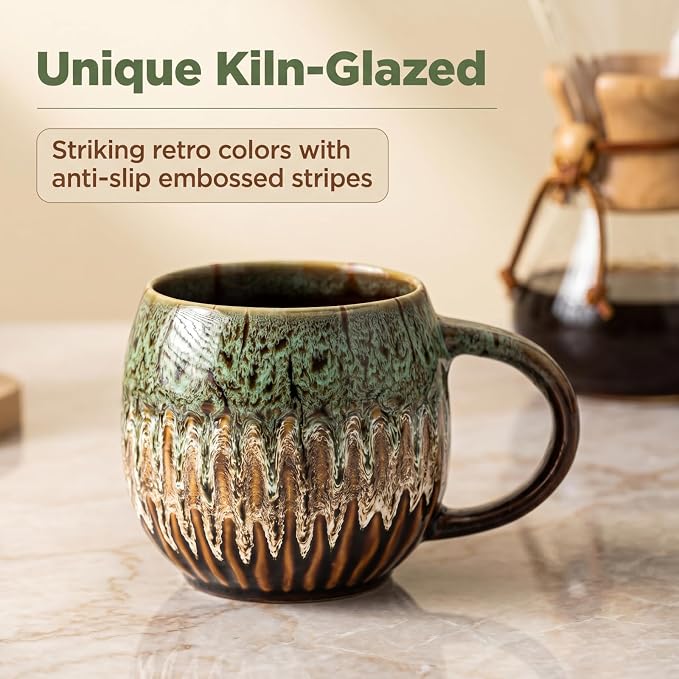 Large Ceramic Coffee Mug - 13oz Tea Cup - Image 4