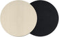 Cream Thin Lines Coasters Set of 2, Absorbent Coasters by Unknown