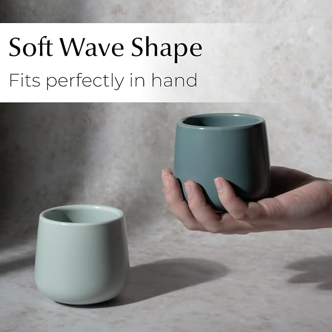 MIAMIO - Ceramic Cup Set of 4, Coffee Mugs - Nami | Coffee Cup Set / Ceramic - Image 2
