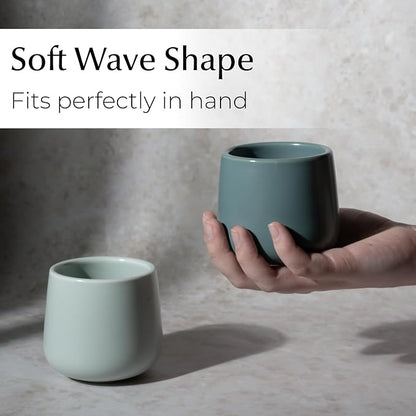 MIAMIO - Ceramic Cup Set of 4, Coffee Mugs - Nami | Coffee Cup Set / Ceramic - Image 2