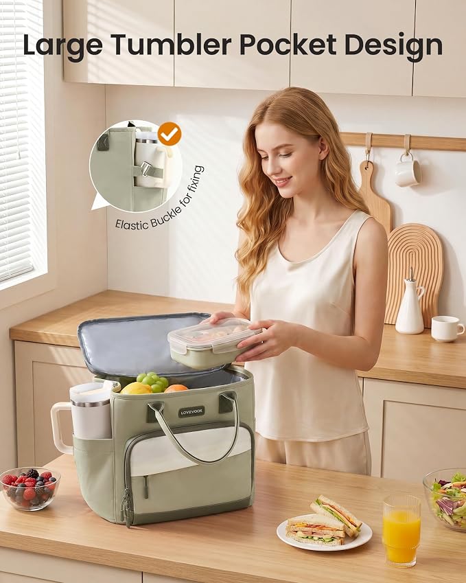 LOVEVOOK Lunch Box for Women, Adult Lunch Bag for Work - Image 5