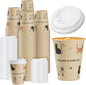 12 OZ 25 Pack Disposable Cups Paper Coffee Cups by Unknown