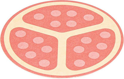 Restaurantware Drink Coasters 48 Count 3.5 Inch Paper Moisture-Absorbing Bar Coasters Assorted Decorative Table Coasters for Tabletop Protection Assorted Colors