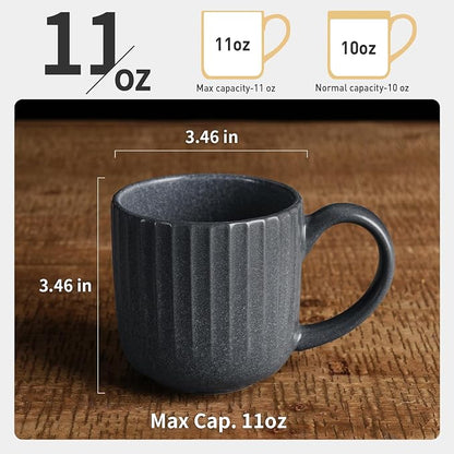 famiware Coffee Mugs Set of 6, Starlight 11 oz Mug Cup Set - Image 4