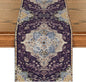 Artoid Mode Boho Bohemia Style Purple Table Runner, Country Rustic Farmhouse by ArtoidMode