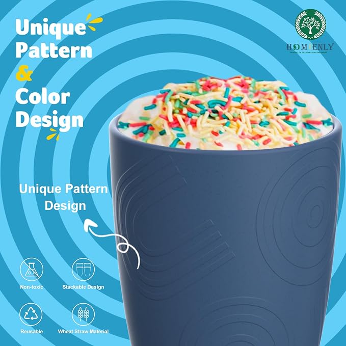 Unbreakable Plastic Drinking Glasses Alternative, Reusable Water Tumblers Set - Image 4