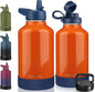 CIVAGO 64 oz Insulated Stainless Steel Water Bottle by CIVAGO