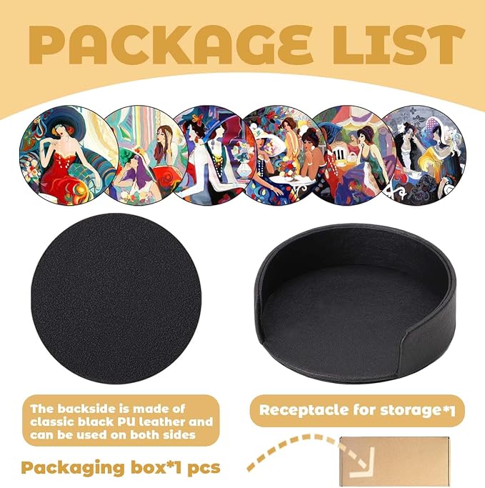 Coasters Set of 6 - Image 5