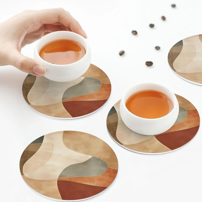 Minimal Abstract Shapes Print Coasters - Image 8
