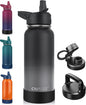 CIVAGO 32 oz Insulated Stainless Steel Water Bottle by CIVAGO