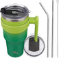 Konokyo 40 oz Tumbler with Handle and Straw, Insulated Travel Mug | Matcha by Konokyo