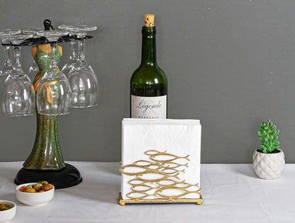 OwlGift Fish Design Napkin Holder, Ocean Serviette Dispenser, Marine Cocktail - Image 9