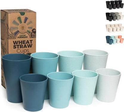 Grow Forward Premium Wheat Straw Cups by GrowForward