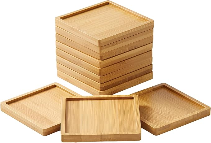 Bamboo Coasters for Crafts, DIY resin projects, classroom crafts and handmade by Unknown