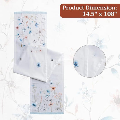 Maison d' Hermine Table Runner 100% Cotton 14.50" x 108" | Table Runners 108 - Image 7