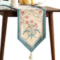 Patdrea Designer Elegant Velvet Table Runner, Colorful Floral Pattern, by patdrea