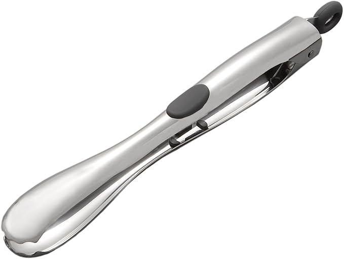 nambe Curvo All-Purpose Tongs | Stainless Steel Kitchen Tongs by Unknown