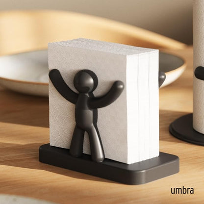 Umbra Buddy Napkin Holder for Kitchen & Dining Room, Holds Various Sizes of - Image 2