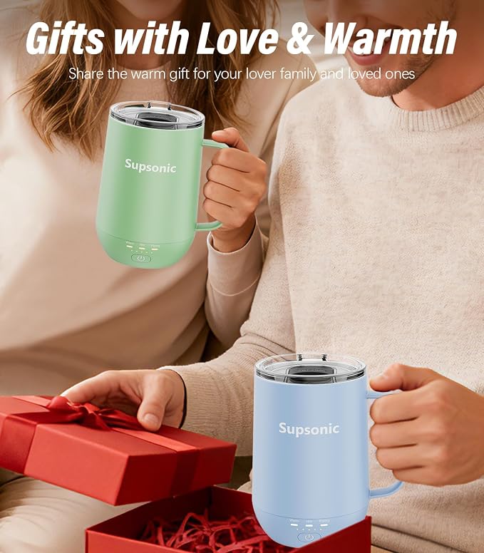 Supsonic - 16oz Self Heating Coffee Mug, Smart Heated Coffee Mug Faster - Image 5