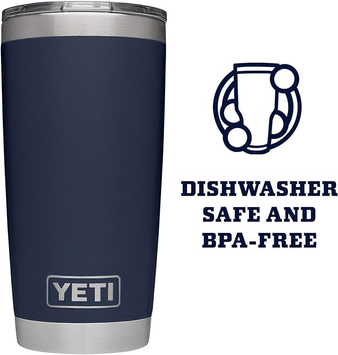 YETI Rambler 20 oz Stainless Steel Vacuum Insulated Tumbler w/MagSlider Lid - Image 4