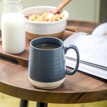 Hasense Coffee Cups, 15 oz Coffee Mugs Ceramic - Image 5