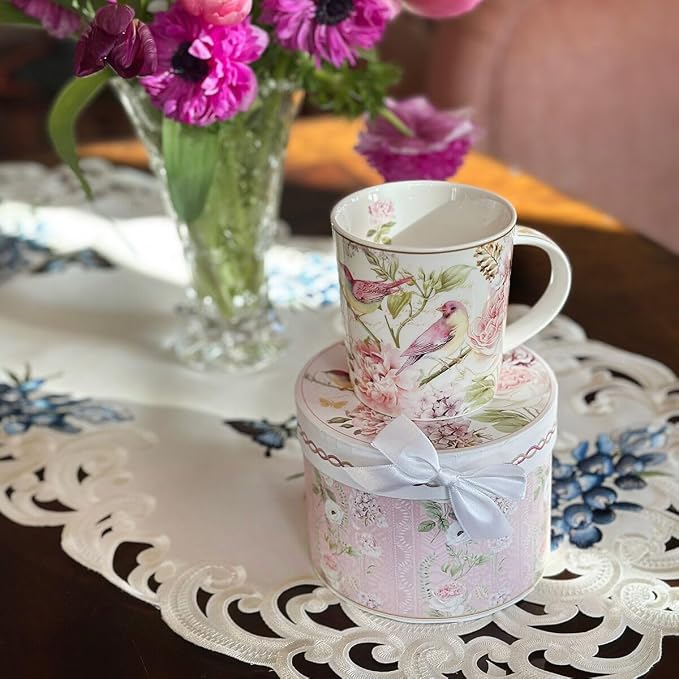 STP GOODS Porcelain Tea/Coffee Cup in Gift Box Fine Porcelain Coffee Cup Tea - Image 7