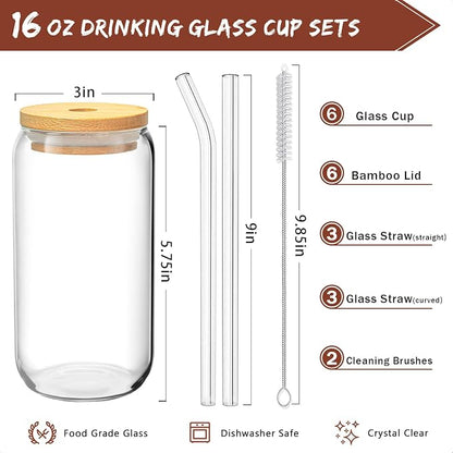 16 Oz Drinking Glasses - Image 2