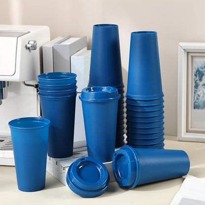 Honeydak 45 Pack 16 oz Reusable Coffee Cups - Image 6