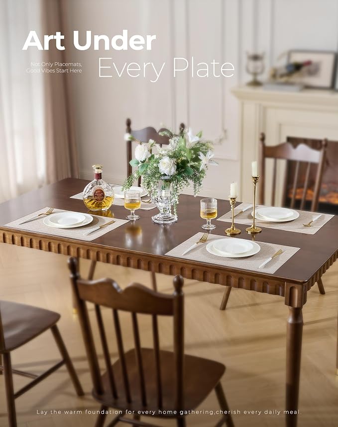 Leetaltree Beige Placemats Set of 12 - Image 2