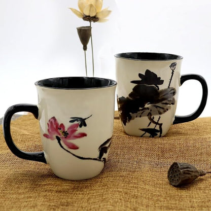 Lotus Magic Color Changing Coffee Mug, 16 oz | Ceramic Tea Mug - Image 6