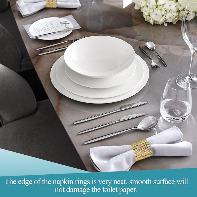 24Pack Napkin Rings, Weddings and Dinners - Image 7