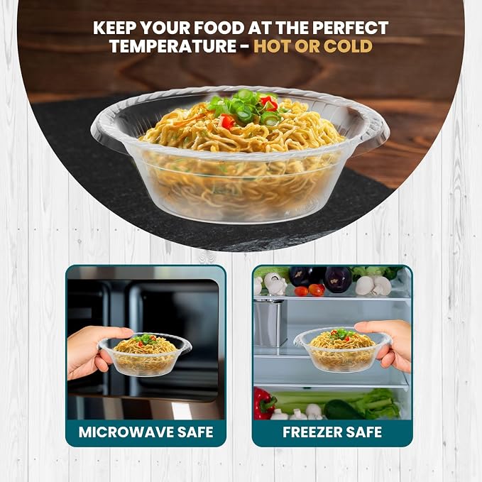 R-kay 200 Count 12 Oz Clear Plastic Bowls - Image 6