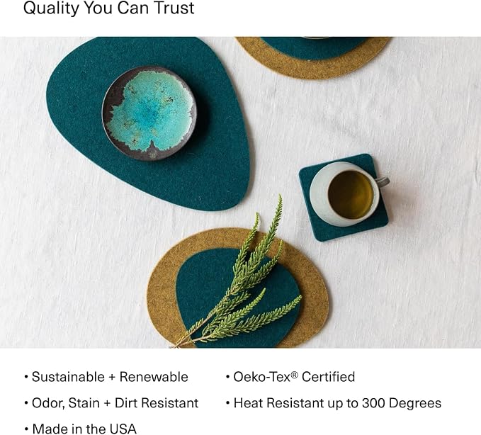 Graf Lantz - Trivets for Hot Dishes - Heat Resistant 100% Merino Wool - Hot - Image 3