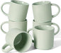 famiware Coffee Mug Set for 6, Star 12 oz Catering Mugs Cup Set by Famiware