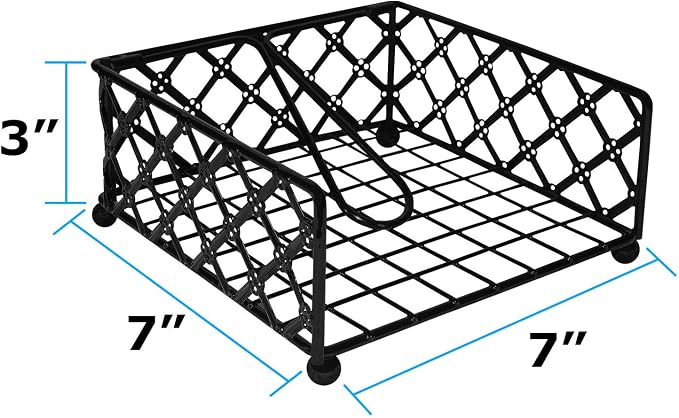 Blue Donuts Lattice Collection Napkin Holder – Napkin Holders - Image 2