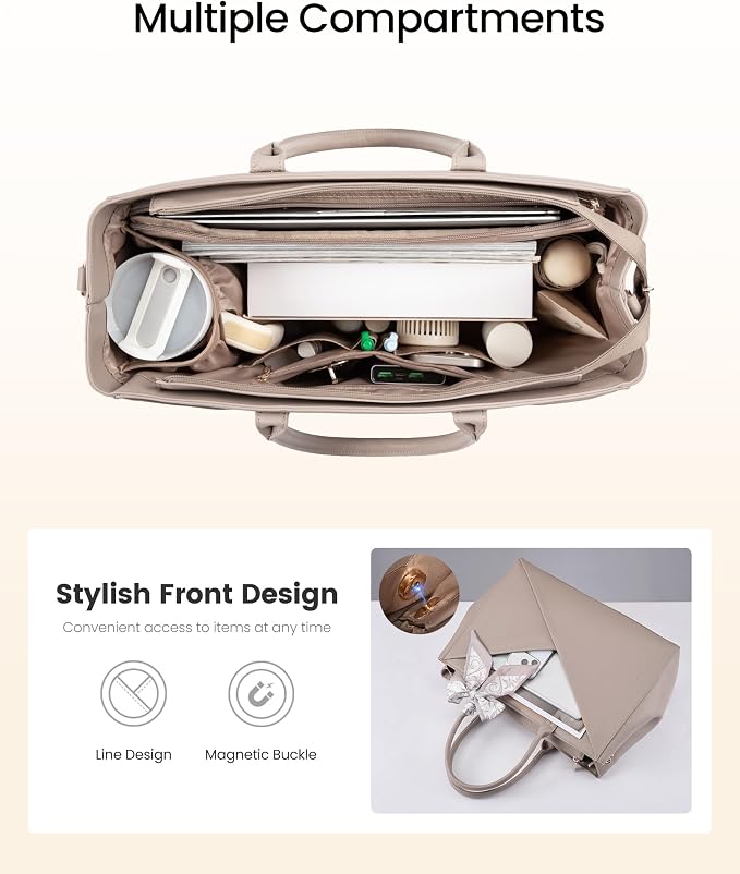 LOVEVOOK Laptop Work Tote Bag for Women - Image 6