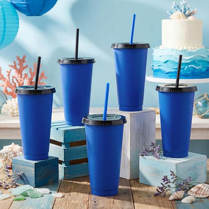 Honeydak 30 Pack Tumbler with Straw and Lid Bulk Cups - Image 2